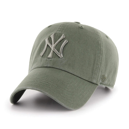 New York Yankees Moss Green Cleanup Cap - Unisex - FLIPEEKS